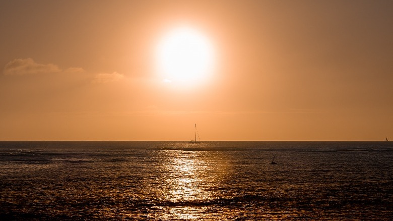 sunshine in Waikiki