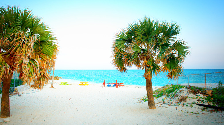 A clear, sunny day in The Bahamas