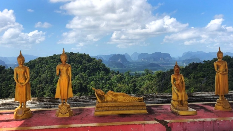 Statues at Tiger Cave Temple
