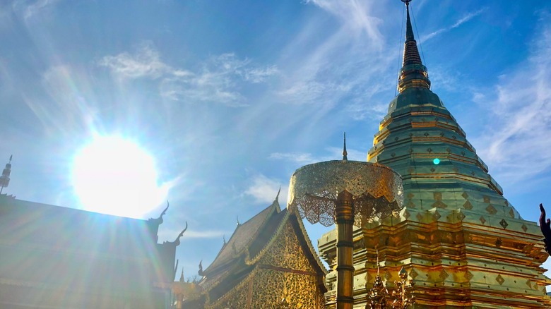 Gold structures at Doi Suthep