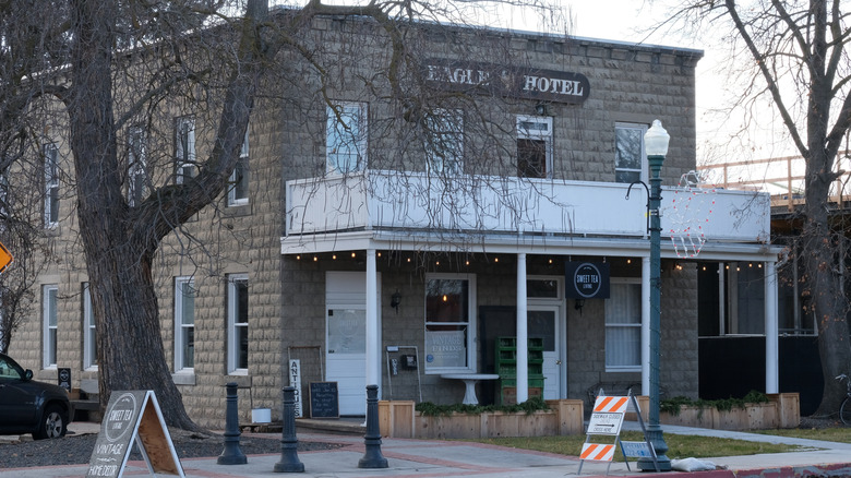 The historic Eagle Hotel in Eagle, Idaho