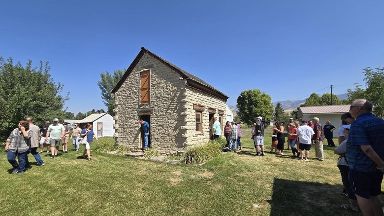 Part of the Historic District in Franklin, Idaho