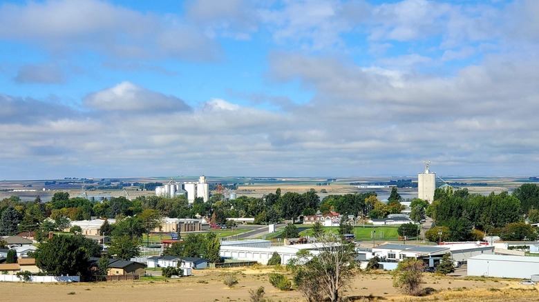 A shot of American Falls, Idaho