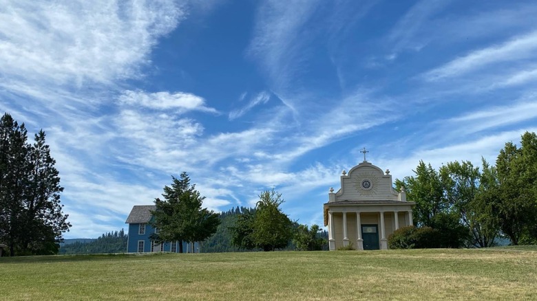 View of Old Mission State Park in Idaho