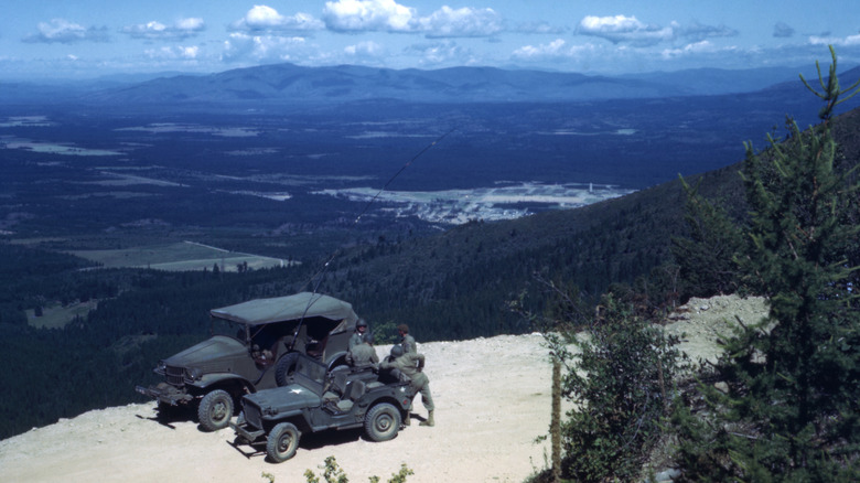 View of Farragut Naval Training Station in 1944