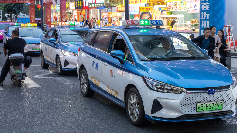 Taxis in Shenzhen, China
