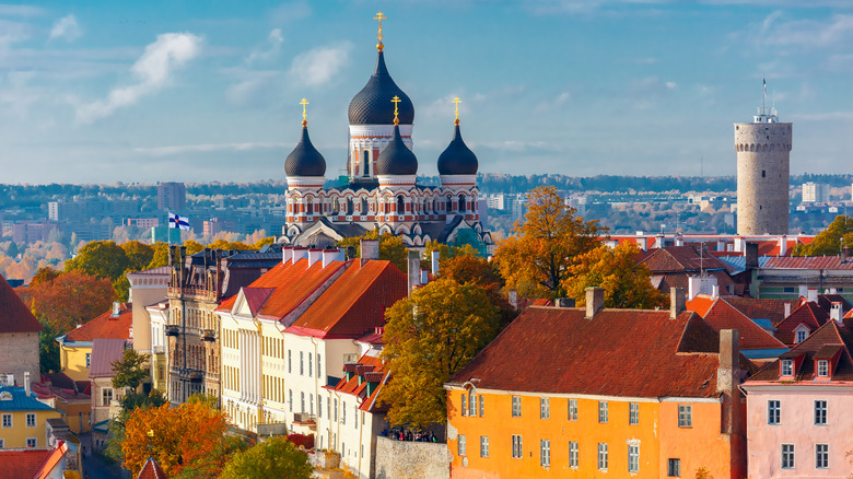 Buildings in Tallinn, Estonia