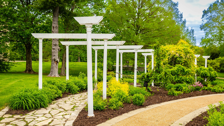 Outdoor trails at the Washington Park Botanical Gardens