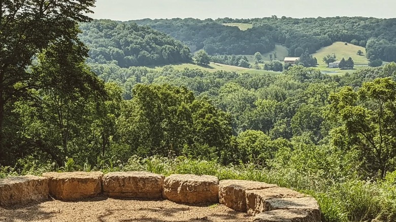 View from Hanover Earth Station, Illinois