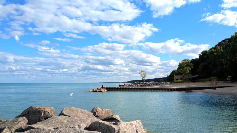 Sunrise Beach, Lake Bluff, Illinois