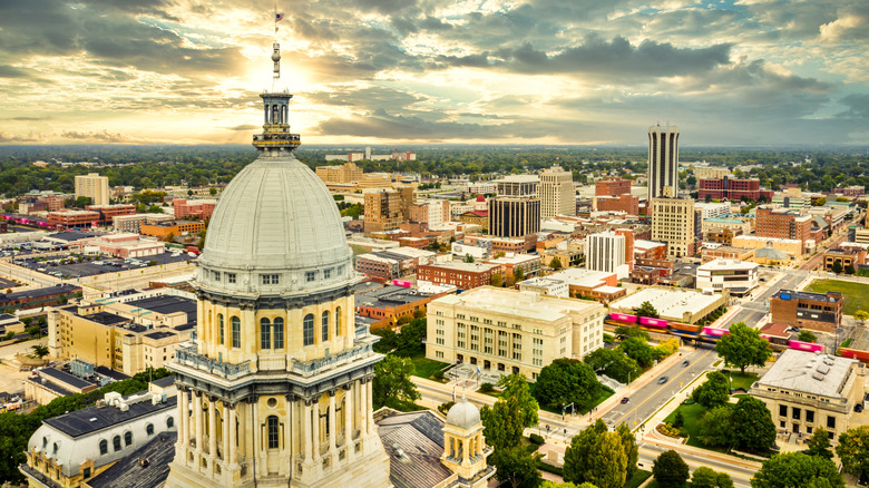 Skyline of Springfield, capital of Illinois