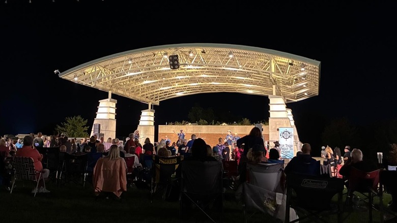 Evening entertainment at Schwiebert Riverfront Pakr