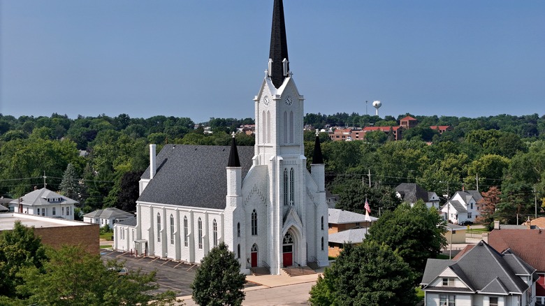 A church in Freeport, Illinois