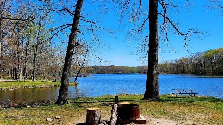 A landscape photo of Lake Murphysboro State Park.