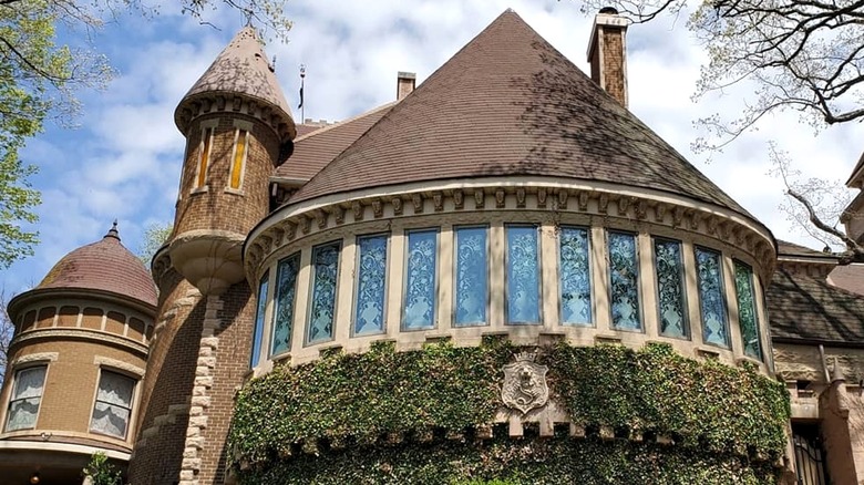 The exterior of the Havencrest Castle in Savanna, Illinois
