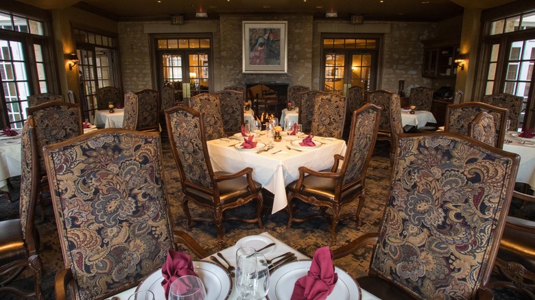 View of the dining room of Atwater's Restaurant at Herrington Inn & Spa