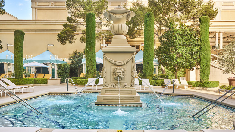 Fountain pool at the Bellagio Resort in Las Vegas