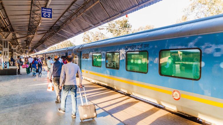 Train station at Agra, India