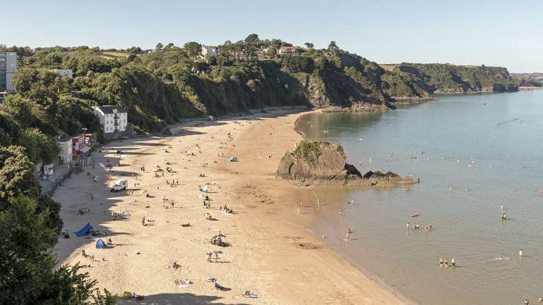 North Beach in Tenby, Pembrokeshire
