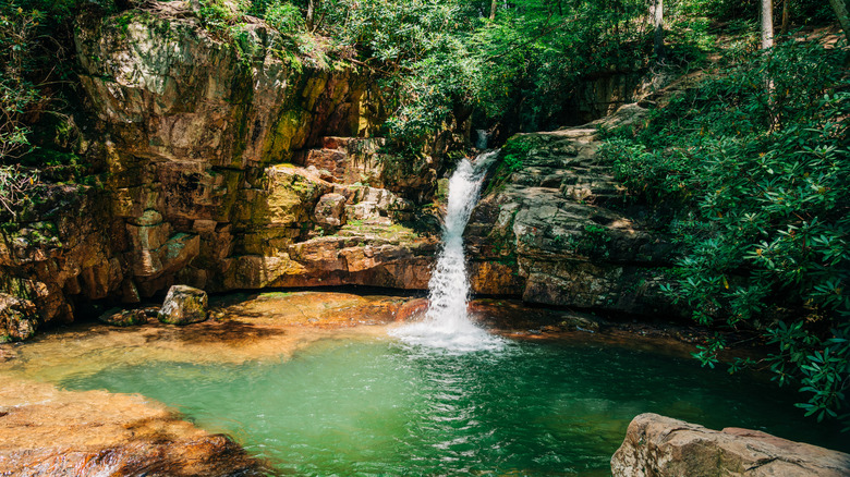 Blue Hole Falls in Elizabethton, TN