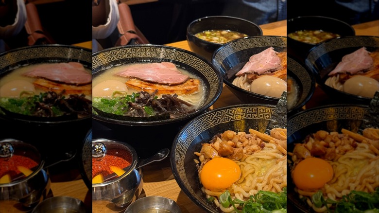 Ramen and noodles from Taishoken in San Mateo, CA