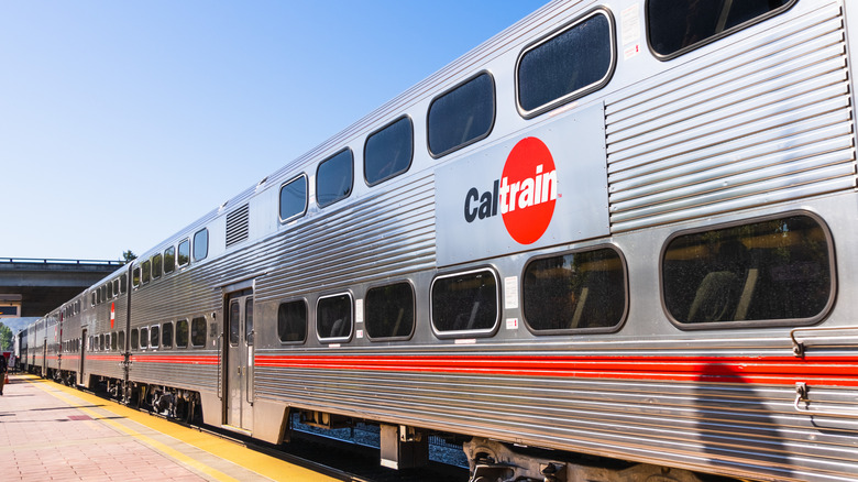 Caltrain in San Mateo