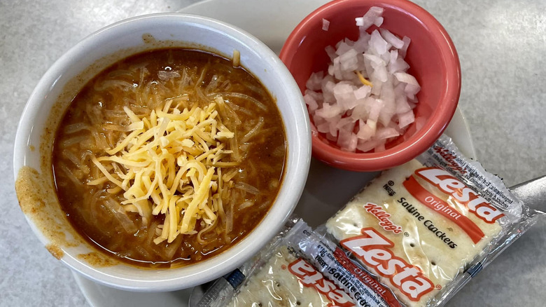 A bowl of chili from The Workingman's Tavern