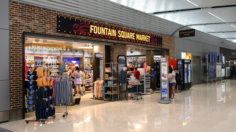 The Fountain Square Market at the Indianapolis International Airport