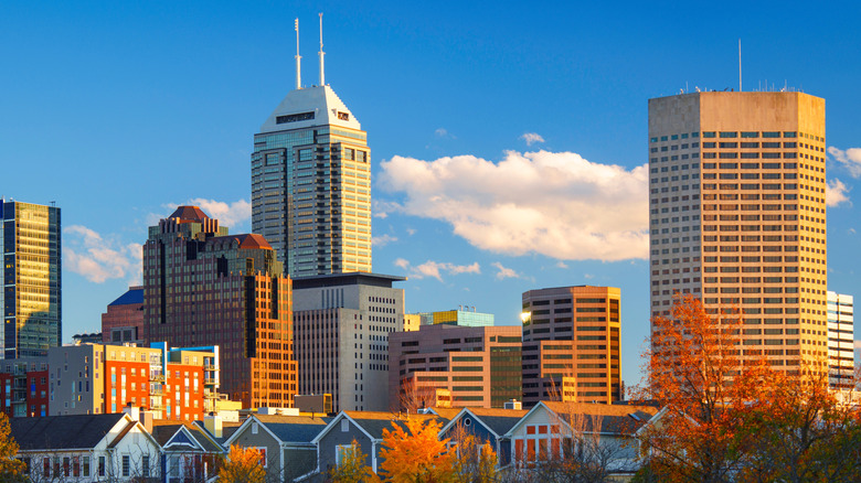 Downtown Indianapolis skyline
