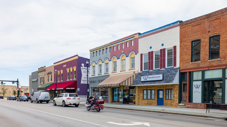 Street in downtown Lebanon, Indiana