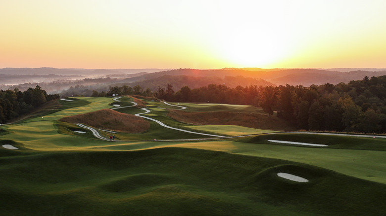 One of the golf courses at French Lick Resort