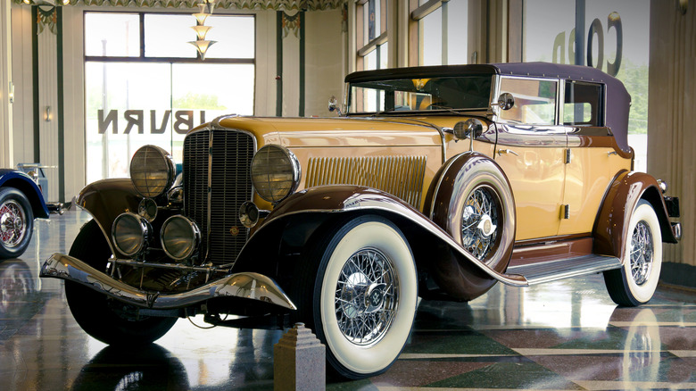 A vehicle in the Auburn Cord Duesenberg Automobile Museum