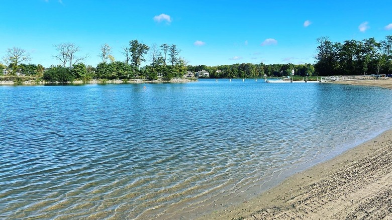 Picture of the water at Geist Waterfront Park