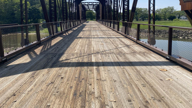 Old railway bridge on the Cardinal Greenway