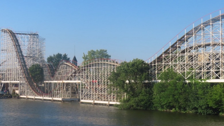 Rollercoaster at Indiana Beach