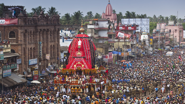Rath Yatra chariots in Puri