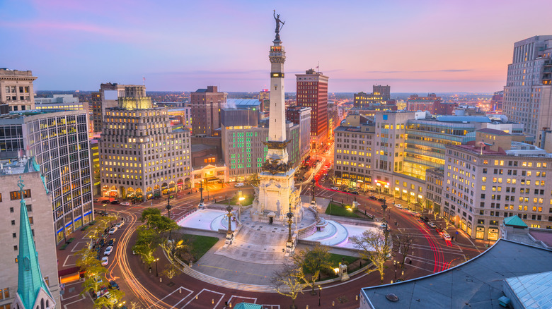 View of the Indianapolis skyline