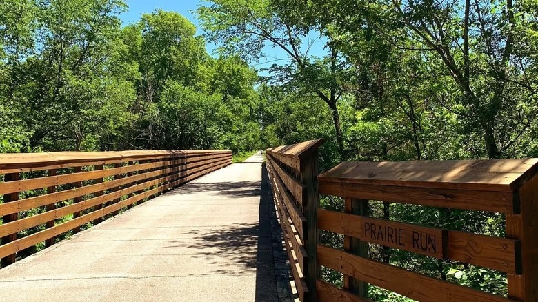 A sunny day on Waverly's bike trail