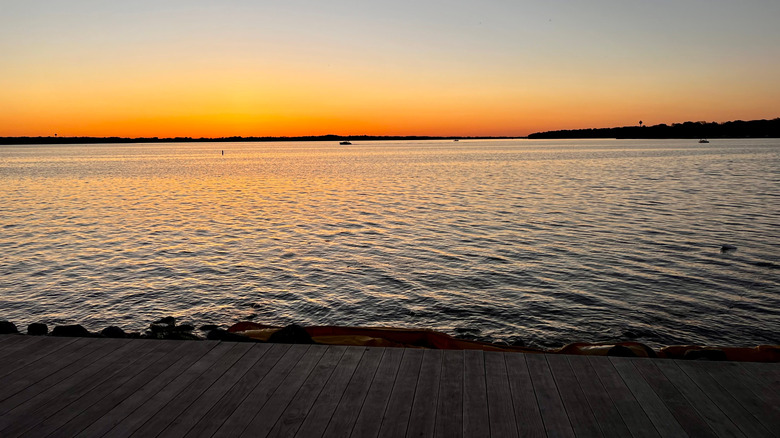 Sunset at West Okoboji Lake in Iowa