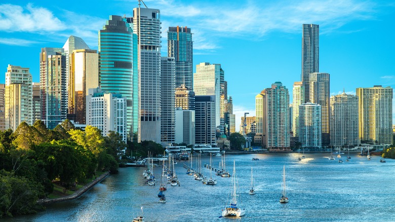 The Brisbane, Australia, skyline