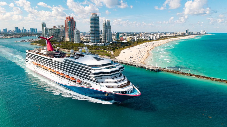 Carnival Sunrise departing from Florida