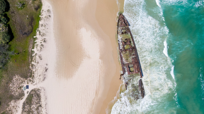 Shipwreck on Fraser Island