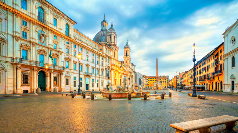 Famous square in Rome