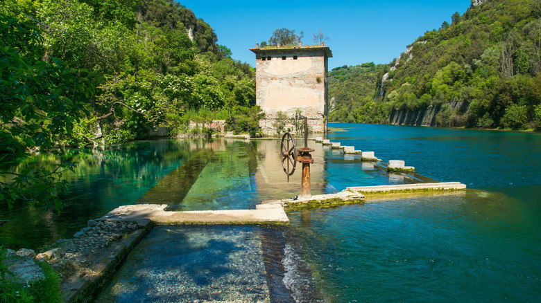 The swimming hole at Sorgente della Morica