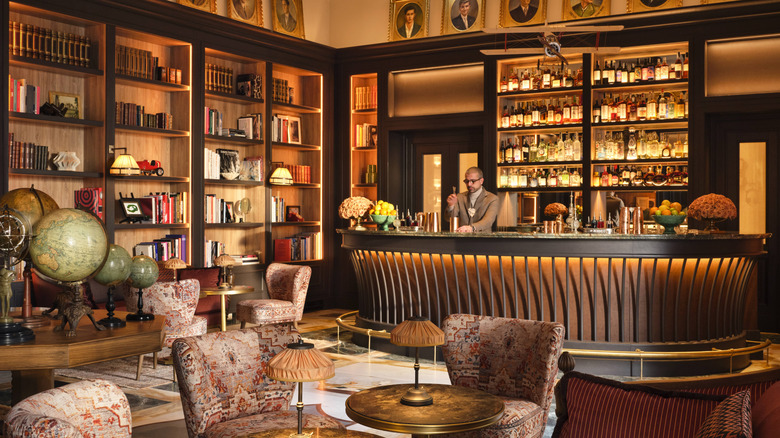 Interior of Bar Bertelli at Collegio alla Querce
