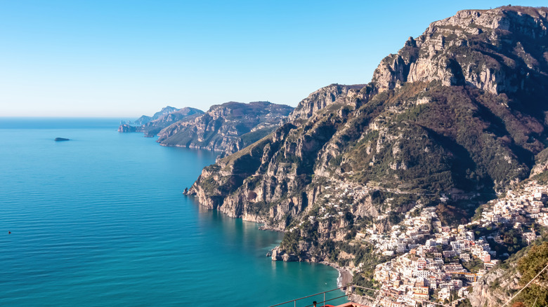 Views from the Sentiero degli Dei Path of the Gods hiking path