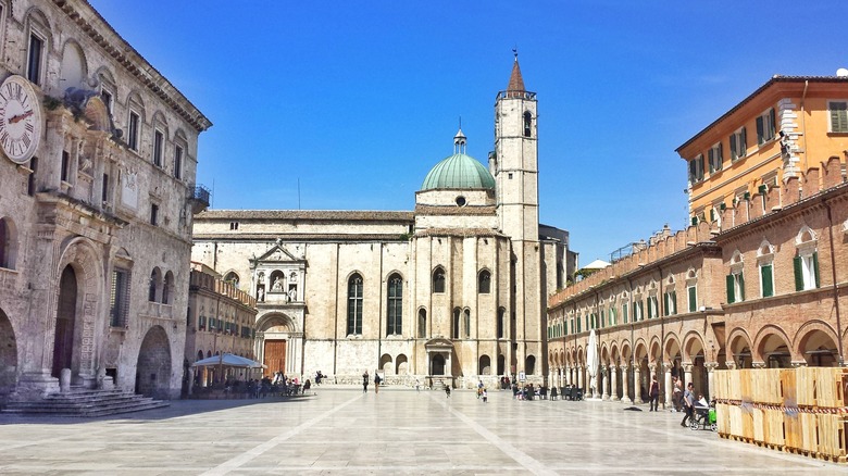 The main square in Ascoli Piceno