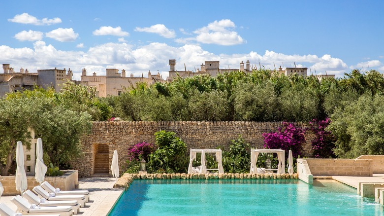 Swimming pool at Borgo Egnazia
