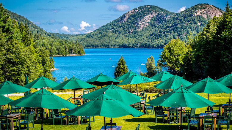Jordan Pond House Restaurant in Acadia National Park in Maine