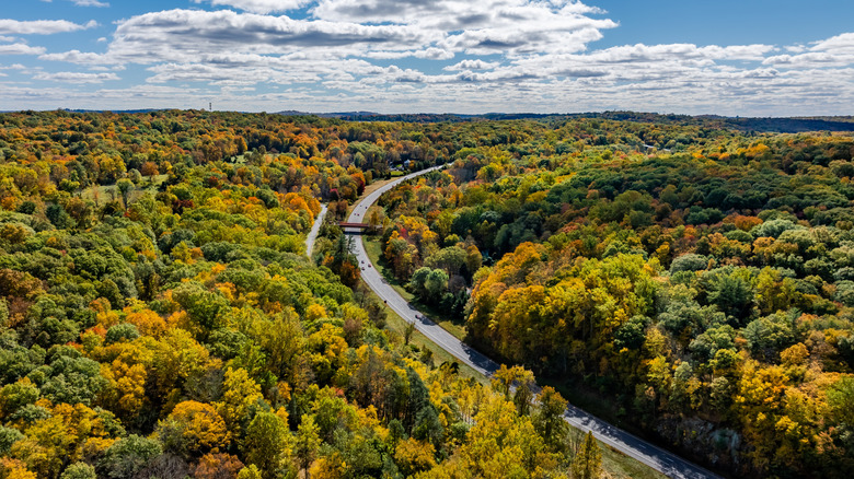 Aerial view of Weschester County, NY
